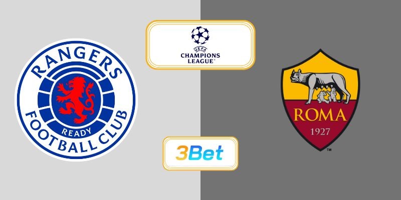 3BET Soi kèo Rangers vs AS Roma 03h00 ngày 07/11/2025 - Champions League